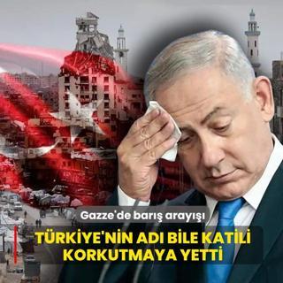 Gazze'de bar�� aray���... T�rkiye'nin ad� bile katili korkutmaya yetti!