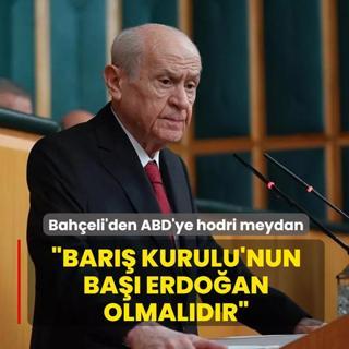 MHP Lideri Bah�eli'den ABD'ye hodri meydan: Bar�� Kurulu'nun ba�� Erdo�an olmal�d�r