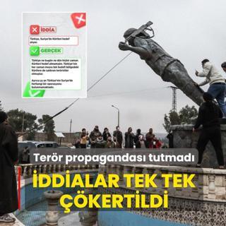 Ter�r propagandas� tutmad�... Suriye'deki operasyonlara y�nelik iftiralar ��kertildi