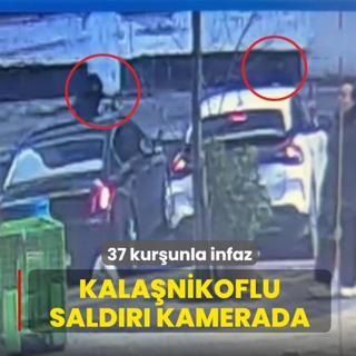 37 kur�unla infaz! Kala�nikoflu sald�r� kamerada