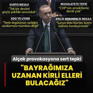 Ba�kan Erdo�an'dan Nusaybin'deki al�ak provokasyona tepki: Bayra��m�za uzanan kirli elleri bulaca��z