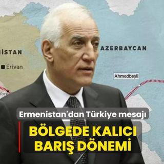 B�lgede kal�c� bar�� d�nemi... Ermenistan'dan T�rkiye a��klamas�