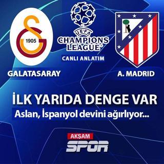CANLI: Galatasaray - Atletico Madrid