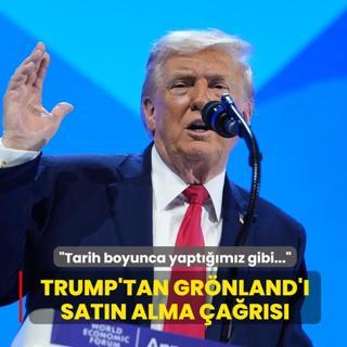 Trump'tan Gr�nland'� sat�n alma �a�r�s�... �Tarih boyunca yapt���m�z gibi...�