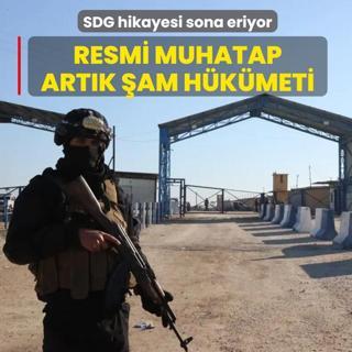 SDG hikayesi sona eriyor! Resmi muhatap art�k �am h�k�meti