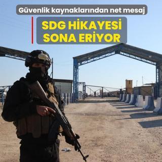 G�venlik kaynaklar�ndan net mesaj: SDG hikayesi sona eriyor