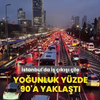 �stanbul'da i� ��k��� �ile... Yo�unluk y�zde 90'a yakla�t�