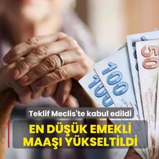 Teklif Meclis'te kabul edildi! En d���k emekli maa�� y�kseltildi
