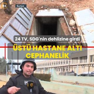 �st� hastane alt� cephanelik! 24 TV, SDG'nin karanl�k dehlizine girdi
