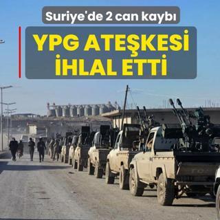 YPG ate�kesi ihlal etti... Suriye'de 2 can kayb�