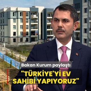 Bakan Kurum'dan Yalova sosyal konut payla��m�
