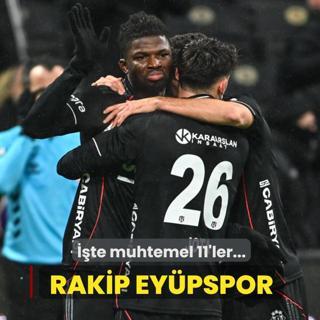 Be�ikta�, Ey�pspor deplasman�nda! ��te muhtemel 11'ler...