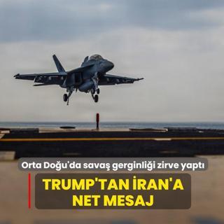 Orta Do�u'da sava� gerginli�i zirve yapt�! Trump'tan �ran'a net mesaj