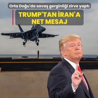 Orta Do�u'da sava� gerginli�i zirve yapt�! Trump'tan �ran'a net mesaj