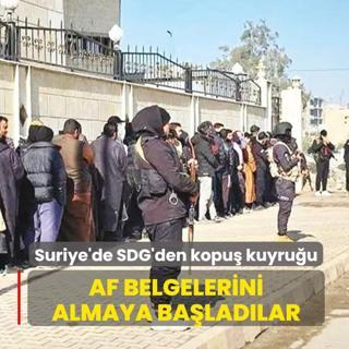 Suriye'de SDG'den kopu� kuyru�u