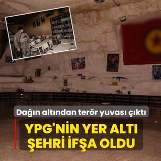 Da��n alt�ndan ter�r yuvas� ��kt�: YPG'nin yer alt� �ehri if�a oldu