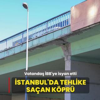 �stanbul'da tehlike sa�an k�pr�... Vatanda� �BB'ye isyan etti