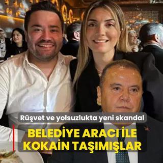 R��vet ve yolsuzlukta yeni skandal! Belediye arac� ile kokain ta��m��lar