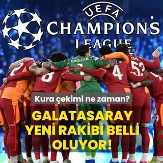 Galatasaray yeni rakibi belli oluyor! Kura �ekimi ne zaman?