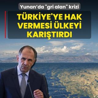 Yunan'da �gri alan� krizi! T�rkiye'ye hak vermesi �lkeyi kar��t�rd�