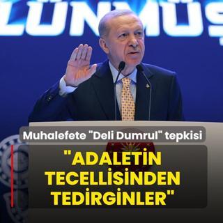 Ba�kan Erdo�an'dan muhalefete �Deli Dumrul� tepkisi: Adaletin tecellisinden tedirginler