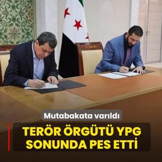 Ter�r �rg�t� YPG sonunda pes etti! Mutabakata var�ld�