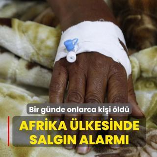 Afrika �lkesinde salg�n alarm�! Bir g�nde onlarca ki�i �ld�