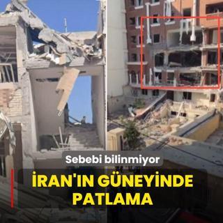 �ran'�n g�neyinde patlama! Sebebi bilinmiyor