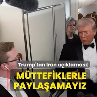 Trump: �ran plan�m�z� K�rfez'deki m�ttefiklerle payla�amay�z