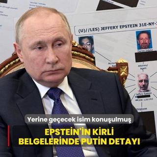 Epstein'in kirli belgelerinde Putin detay�: Yerine ge�ecek isim konu�ulmu�