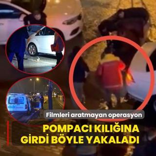 Filmleri aratmayan operasyon: Pompac� k�l���na girdi, bombal� araba b�yle yakaland�