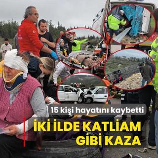 �ki ilde katliam gibi kaza: 15 ki�i hayat�n� kaybetti