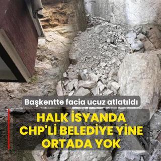 Ba�kentte facia ucuz atlat�ld�! Halk isyanda CHP'li belediye yine ortada yok