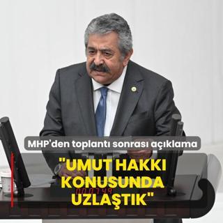MHP Genel Ba�kan Yard�mc�s� Feti Y�ld�z: Umut hakk� konusunda uzla�t�k