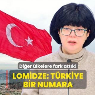 Di�er �lkelere fark att�k! Lomidze: T�rkiye bir numara