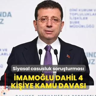 Siyasal casusluk soru�turmas�nda yeni geli�me: �mamo�lu dahil 4 ki�iye kamu davas�