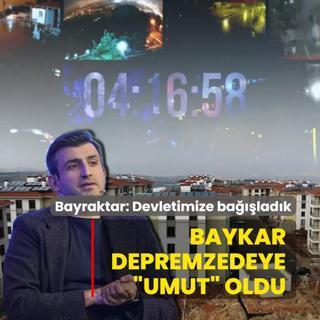 Baykar depremzedeye �umut� oldu! Sel�uk Bayraktar: Devletimize ba���lad�k