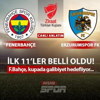 CANLI: Fenerbah�e - Erzurumspor FK