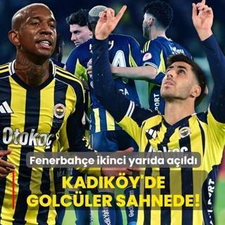 Kad�k�y'de golc�ler sahnede! Fenerbah�e ikinci yar�da a��ld�