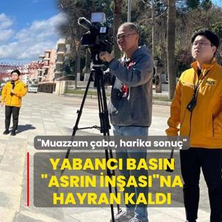 Uluslararas� bas�n �asr�n in�as��na hayran kald�! �Muazzam �aba, harika sonu�