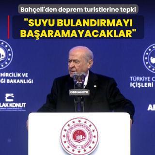 Bah�eli'den deprem turistlerine sert tepki: Suyu buland�rmay� ba�aramayacaklar