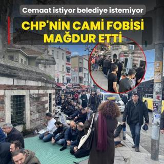 Cemaat istiyor belediye istemiyor! CHP'nin cami fobisi ma�dur etti