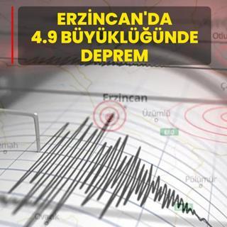 Erzincan'da 4.9 b�y�kl���nde deprem