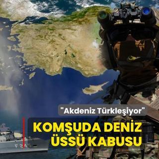 Yunanistan'da deniz �ss� korkusu! T�rkiye ve Suriye aras�nda yeni anla�ma g�ndemde: Akdeniz T�rkle�iyor