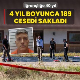 ��ren�li�e 40 y�l! 4 y�l boyunca 189 cesedi saklad�