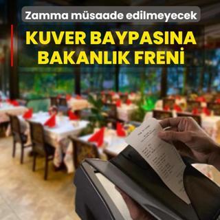 Kuver baypas�na bakanl�k freni! Men�ye zamma m�saade edilmeyecek