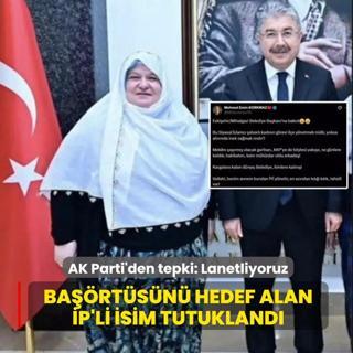 Ba��rt�s�n� hedef alan �Y� Partili isim tutukland�... AK Parti'den sert tepki: Nefret s�ylemini lanetliyoruz