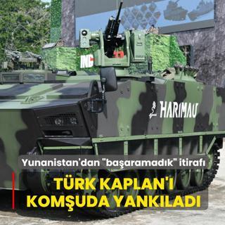 Yunanistan'dan �ba�aramad�k� itiraf�... T�rk KAPLAN'� kom�uda yank�lad�