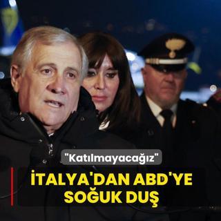 �talya'dan ABD'ye so�uk du�: Kat�lmayaca��z