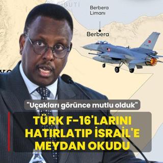 T�rk F-16'lar�n� hat�rlatt� �srail'e meydan okudu: U�aklar� g�r�nce mutlu olduk
